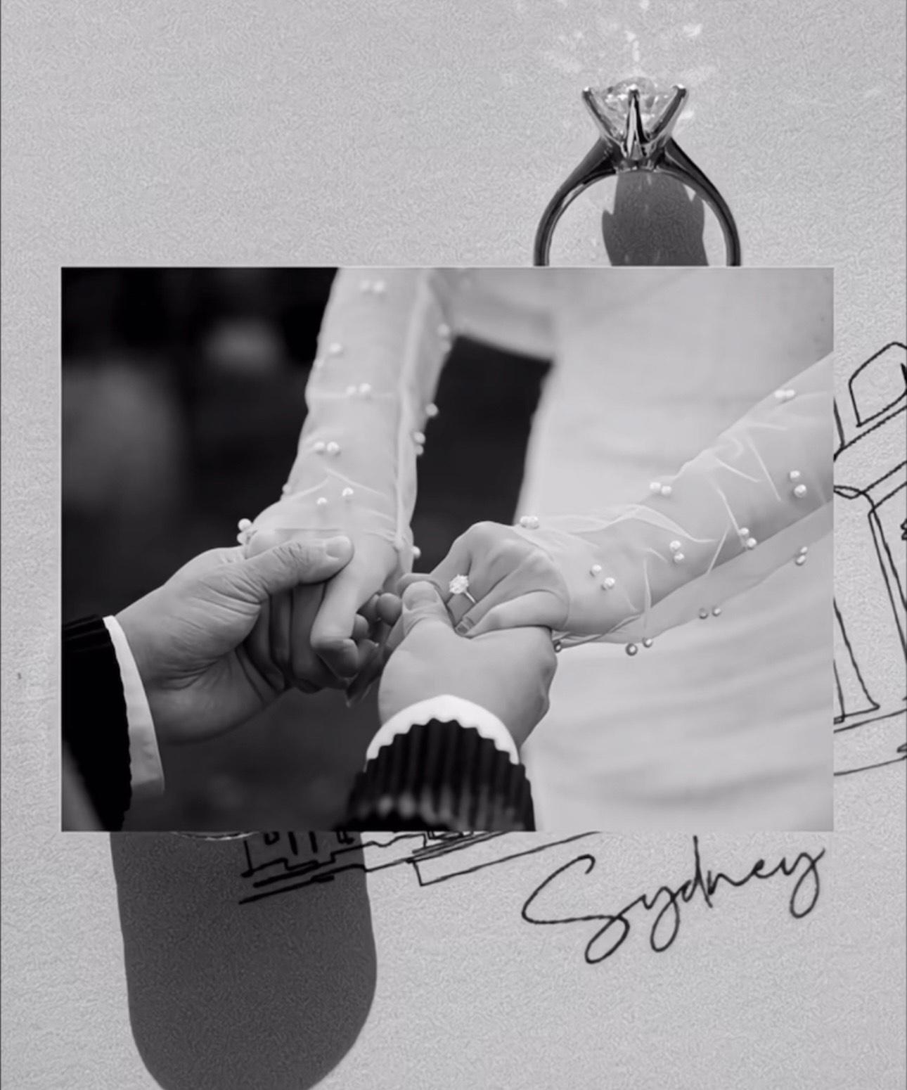 二人在澳洲註冊的原因,原來老公周永基在悉尼畢業。