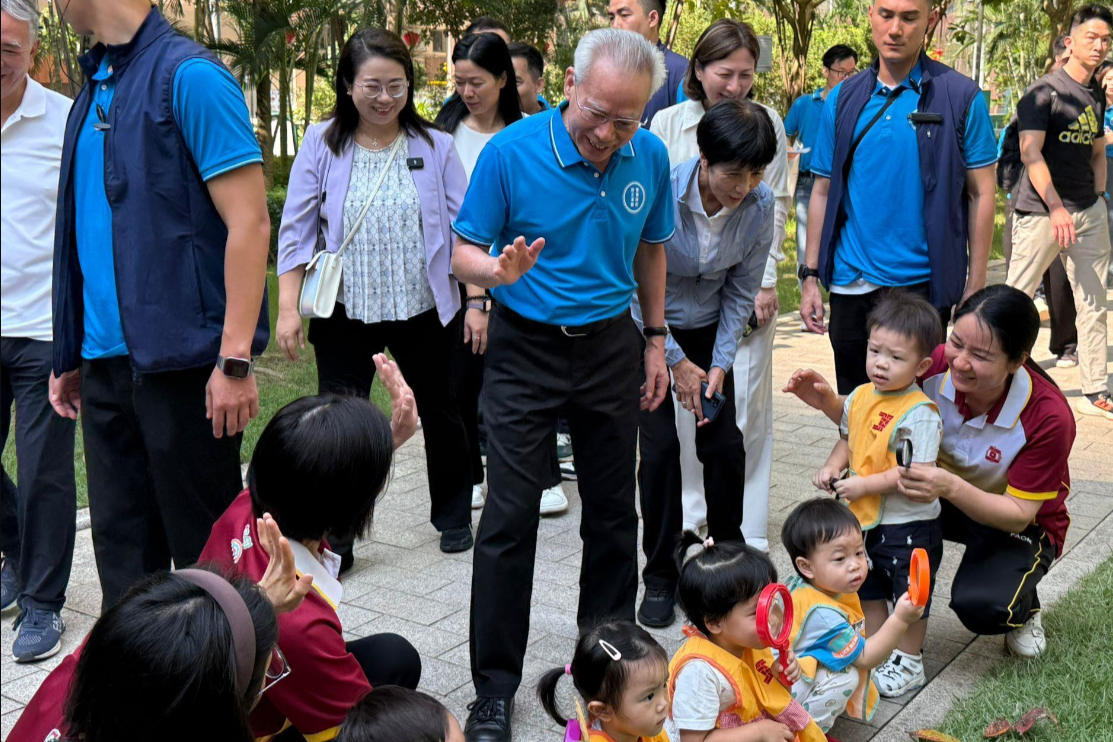 岑浩輝稱氹仔未來或可成為重建舊區的參考。(澳廣視)