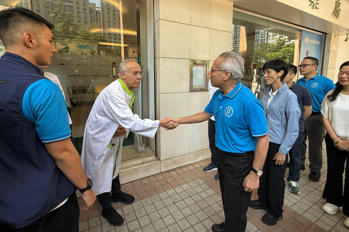 岑浩輝稱氹仔未來或可成為重建舊區的參考。(澳廣視)