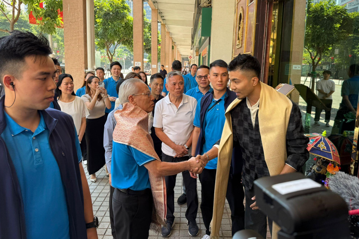 岑浩輝稱氹仔未來或可成為重建舊區的參考。(澳廣視)