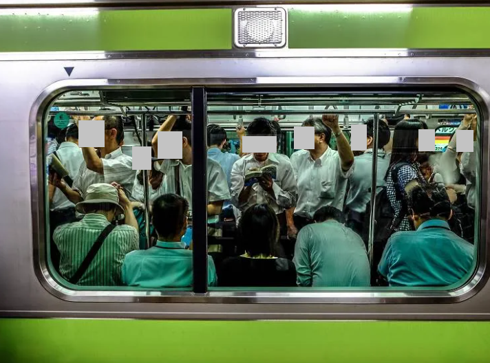 日本電車癡漢問題,據報有變本加厲之勢。(互聯網)