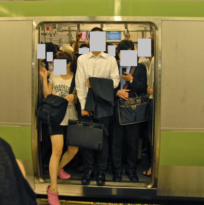 日本電車癡漢問題,據報有變本加厲之勢。(互聯網)