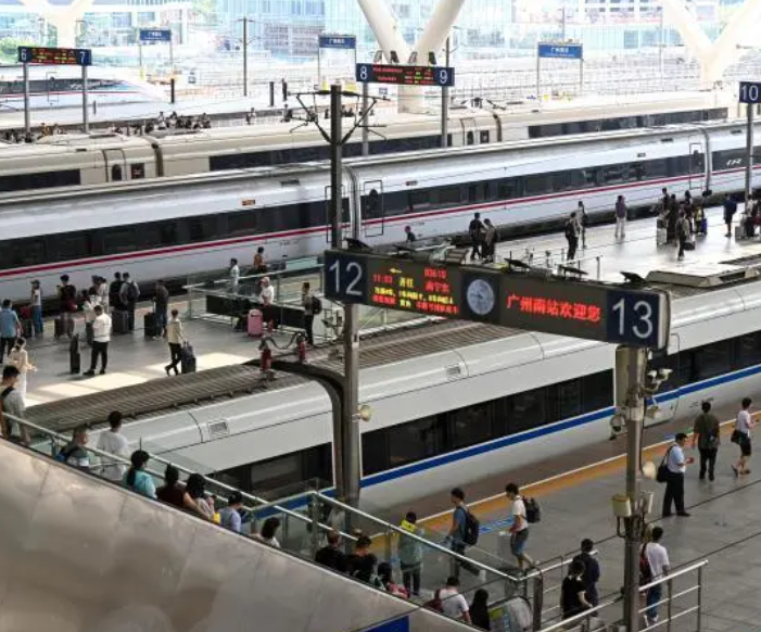 廣州南站。(中新社資料圖片)