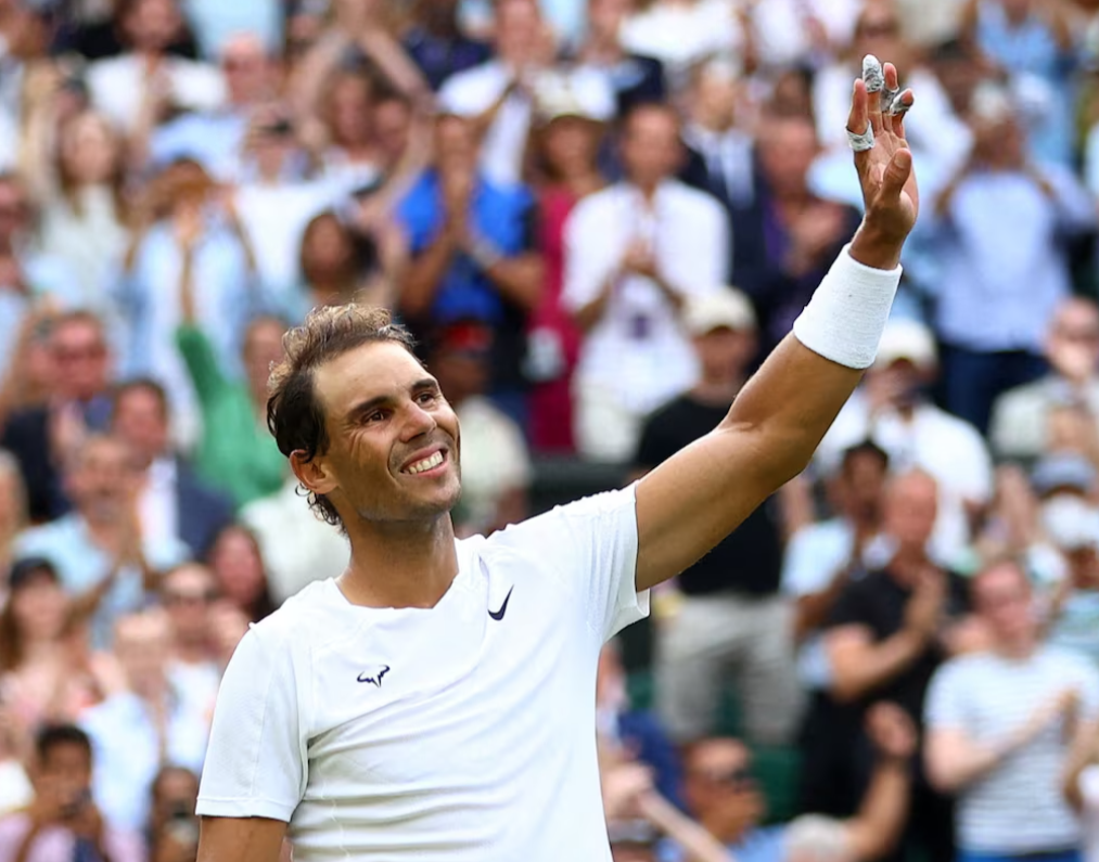 西班牙網球名將拿度宣布,將在11月代表西班牙出戰台維斯盃後掛拍退休。(路透社資料圖片)