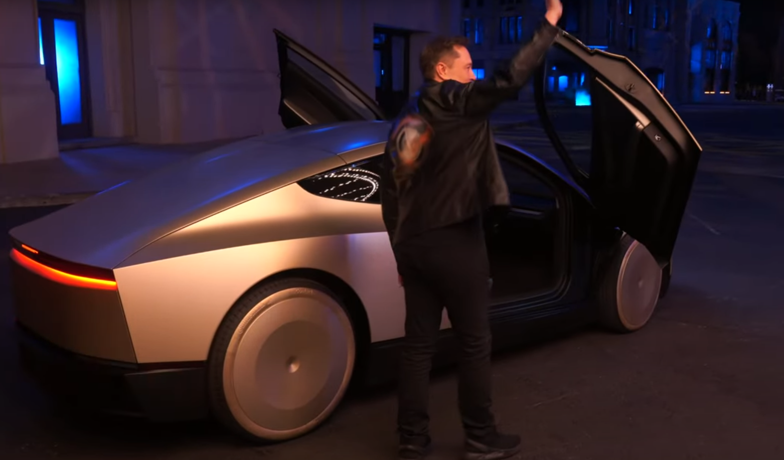 Tesla宣布推出自動駕駛的士Cybercab,預計在2026年開始生產,售價低於3萬美元。(Tesla)