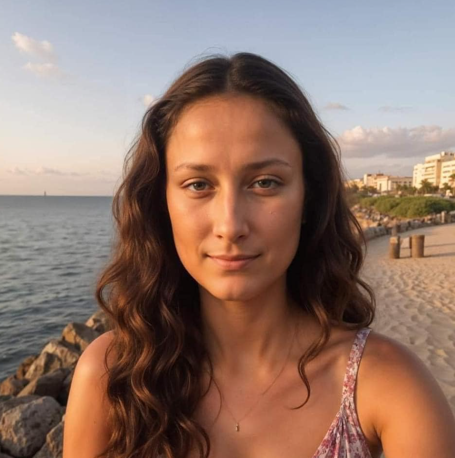 網上流傳照片,指一名女子(右)跟名畫中的蒙娜麗莎撞樣。(互聯網)