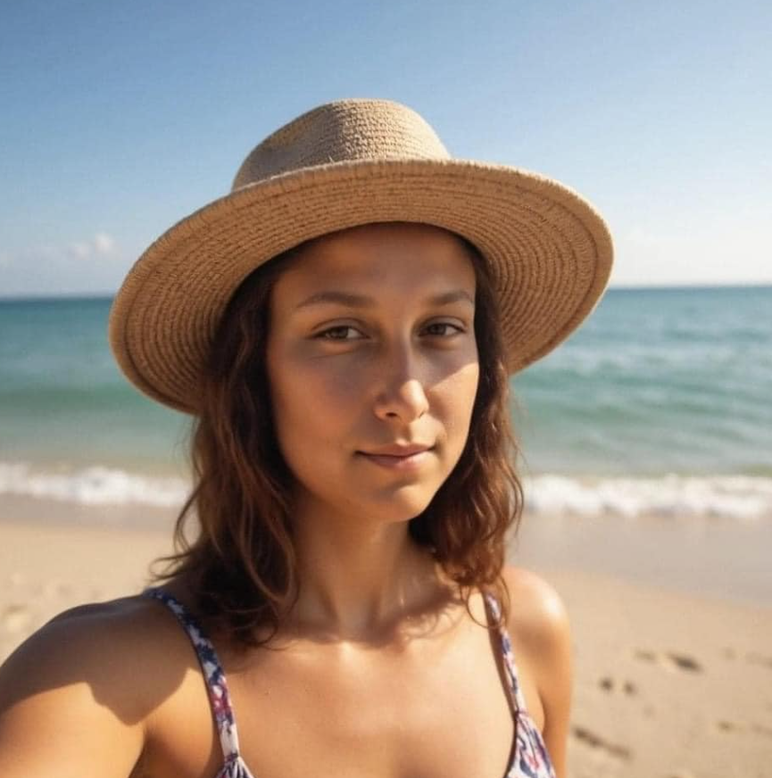 網上流傳照片,指一名女子(右)跟名畫中的蒙娜麗莎撞樣。(互聯網)