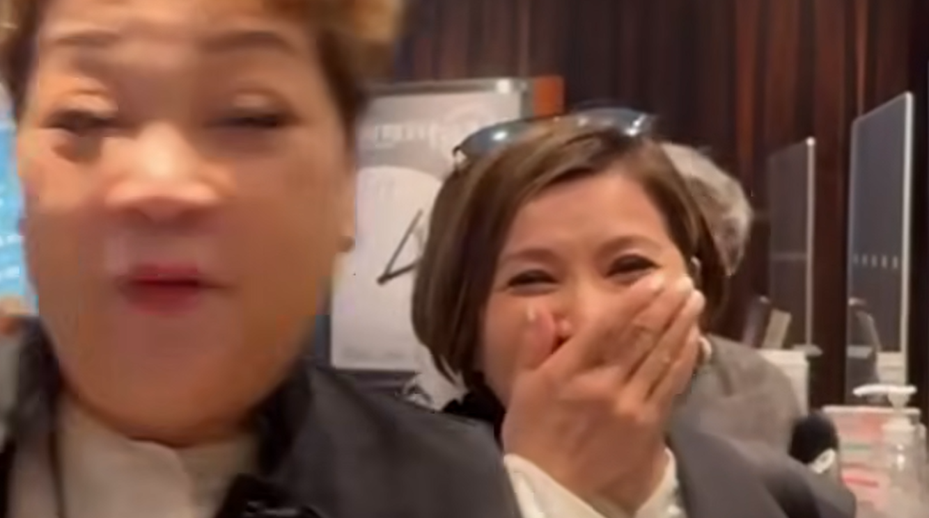 肥媽、黑妹與韋綺珊齊齊入馬場,更一齊贏馬。