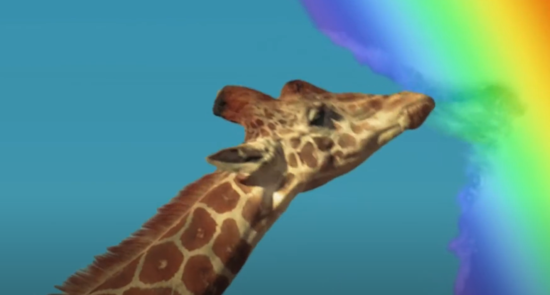 彩虹糖廣告。(互聯網)