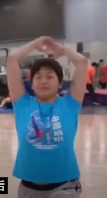 全紅嬋臉部明顯「圓了一些」,身體也沒之前苗條。 影片截圖