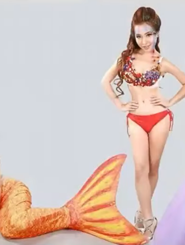 被告陳怡蓉是新加坡選美冠軍。(互聯網)