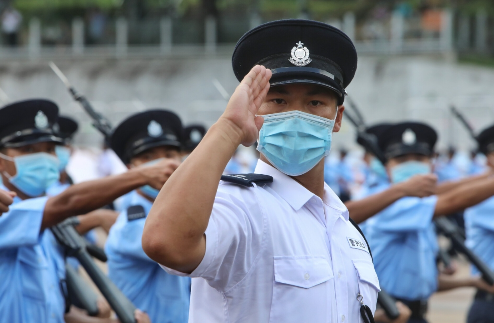 警隊公布今年「公眾意見調查」及「警隊服務滿意程度調查」結果,超過6成受訪者表示對警隊有信心(中通社資料圖片)
