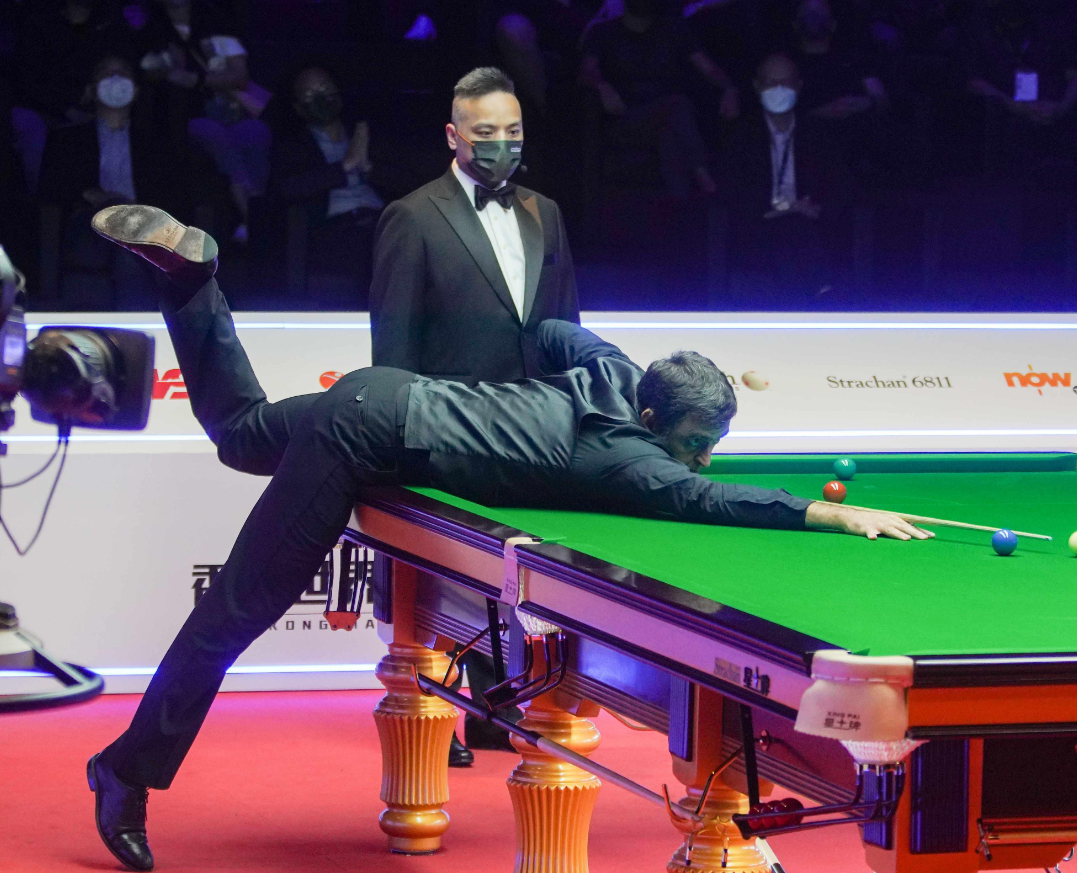 奧蘇利雲2022年來港參加香港世界桌球大師賽,受訪時大讚「香港一切都好正」 (資料圖片)