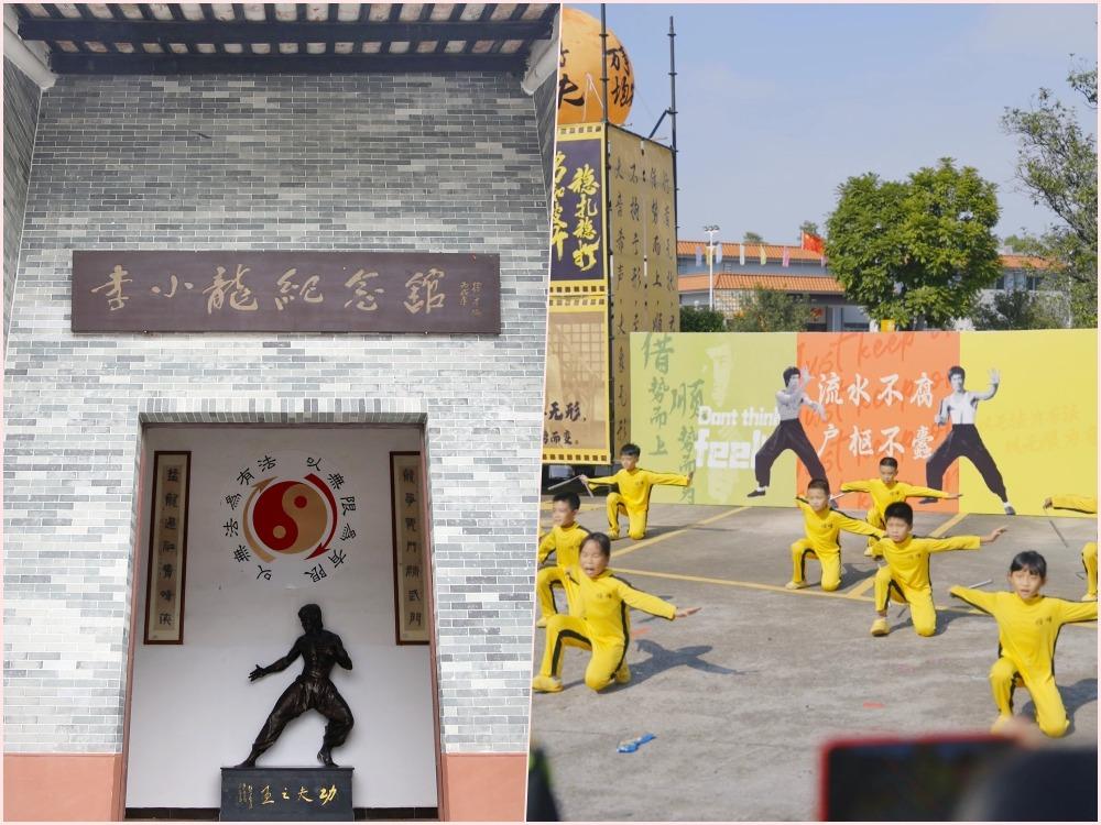 均安為李小龍故居,關帝候王出遊民俗文化活動便有李小龍功夫文化相關的活動及表演。(圖片來源:視覺中國、小紅書 )
