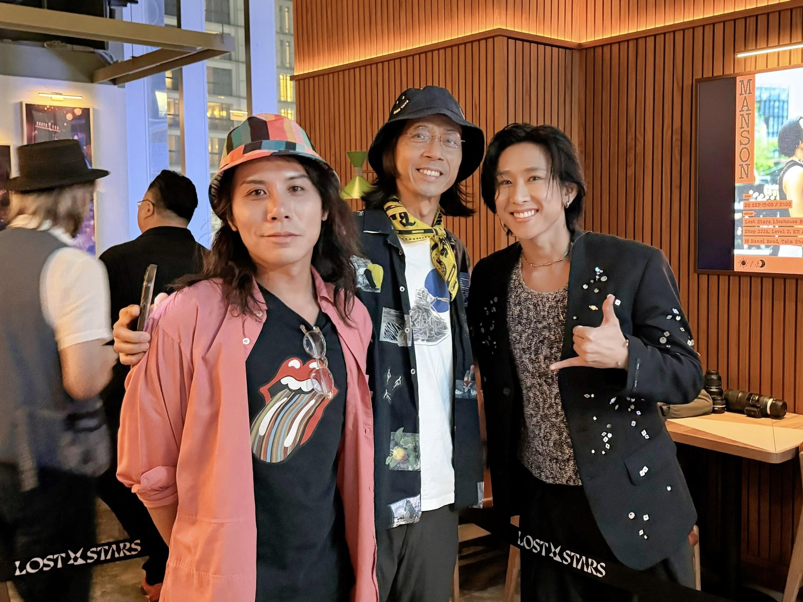 黃志淙、Kam 到場支持。