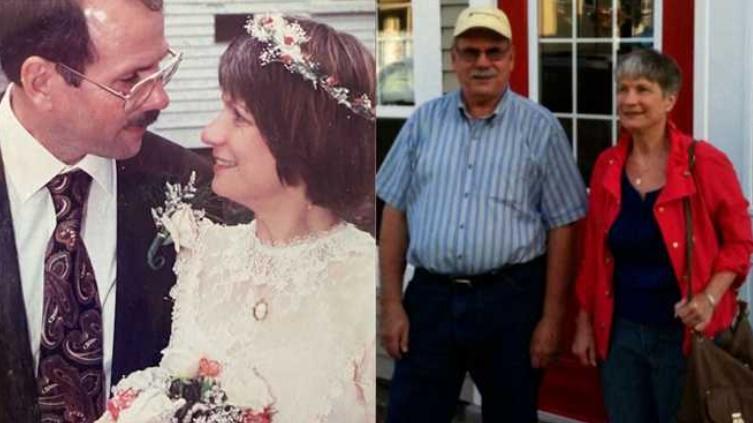 72歲的Pamela Helmstadter和82歲的丈夫John Helmstadter。(X)