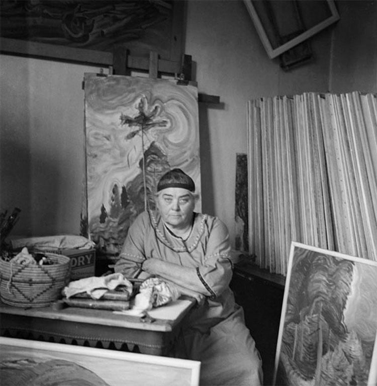 加拿大知名藝術家Emily Carr。(X)