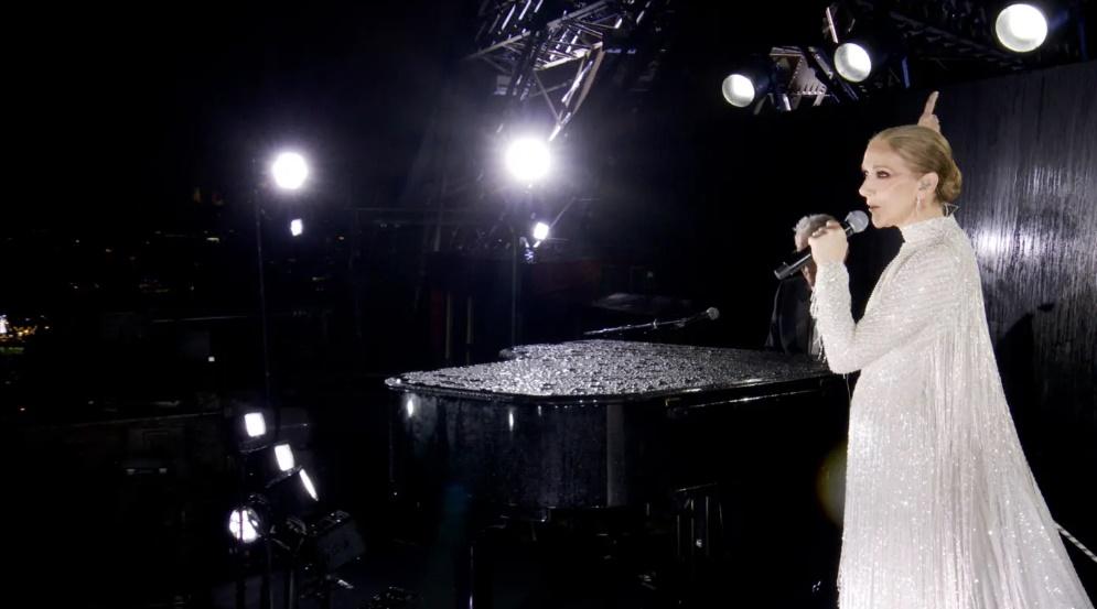 巴黎奧運開幕式中,56歲加拿大天后Celine Dion壓軸獻唱,靚聲震撼全球。(資料圖片)