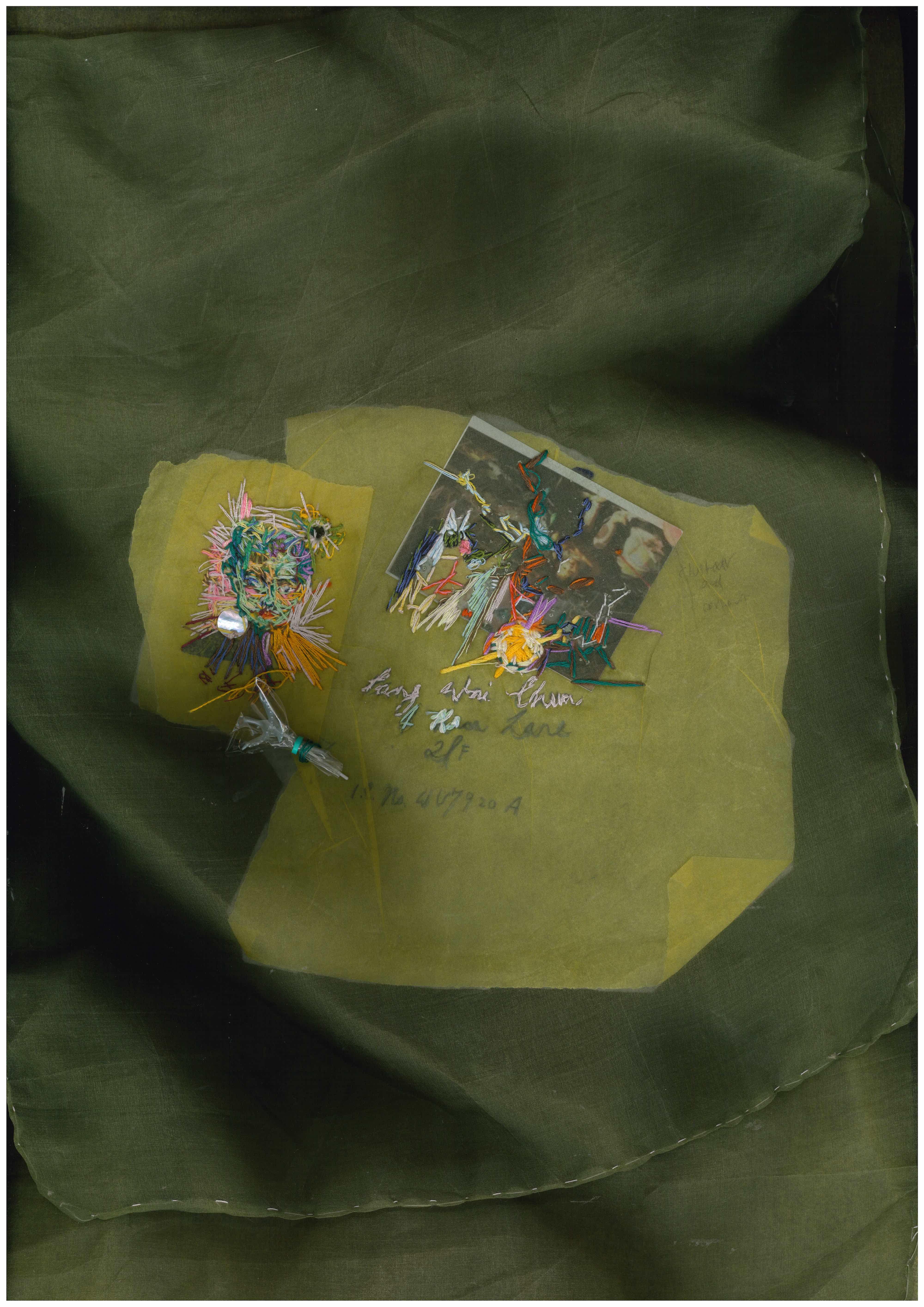 周亦瑤、朱嘉喬的混合媒介裝置作品《蟄伏》細節圖。