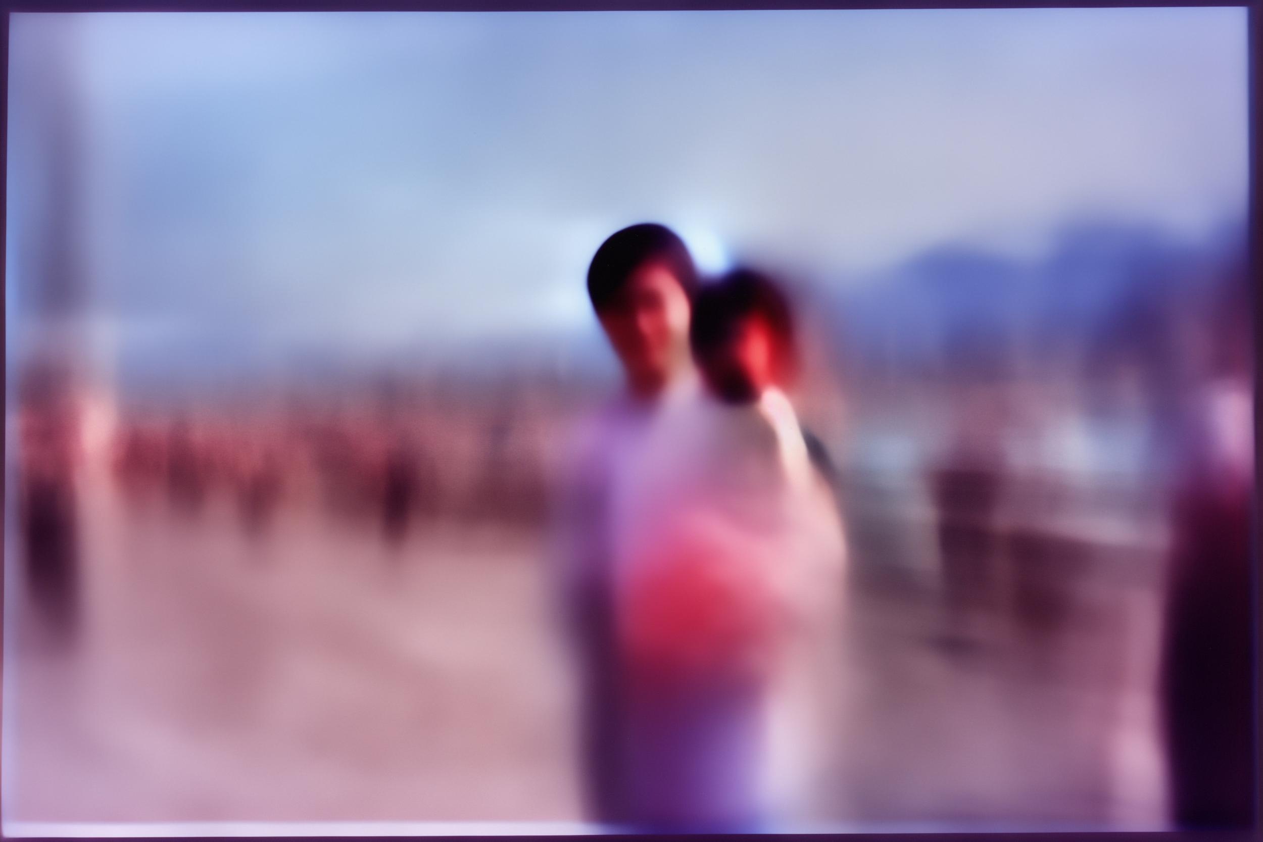 陳佩詩混合媒介裝置作品《風景,4K,逼真的》。