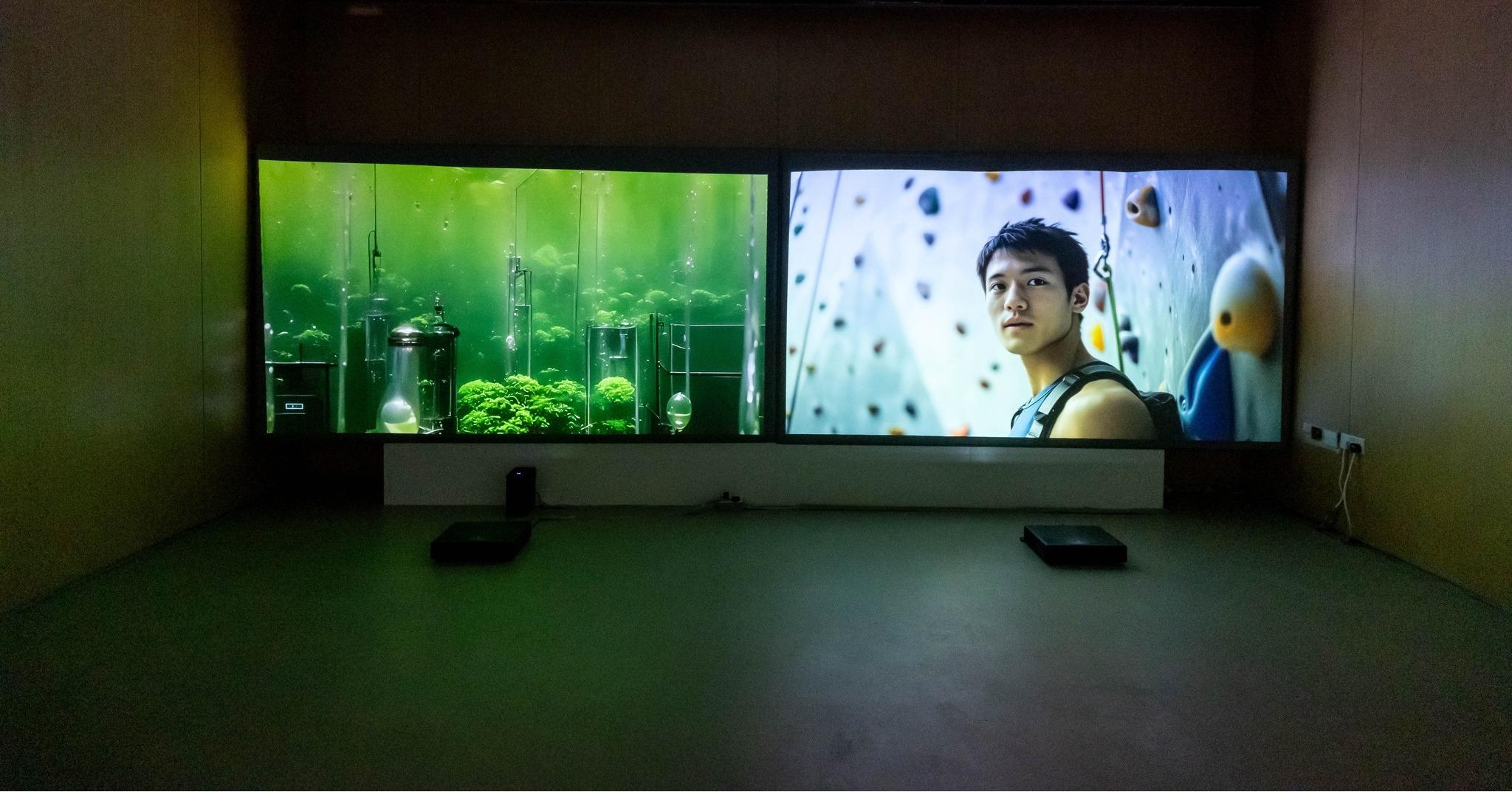 《接棒未來》第三部曲「傳檔」的展場。