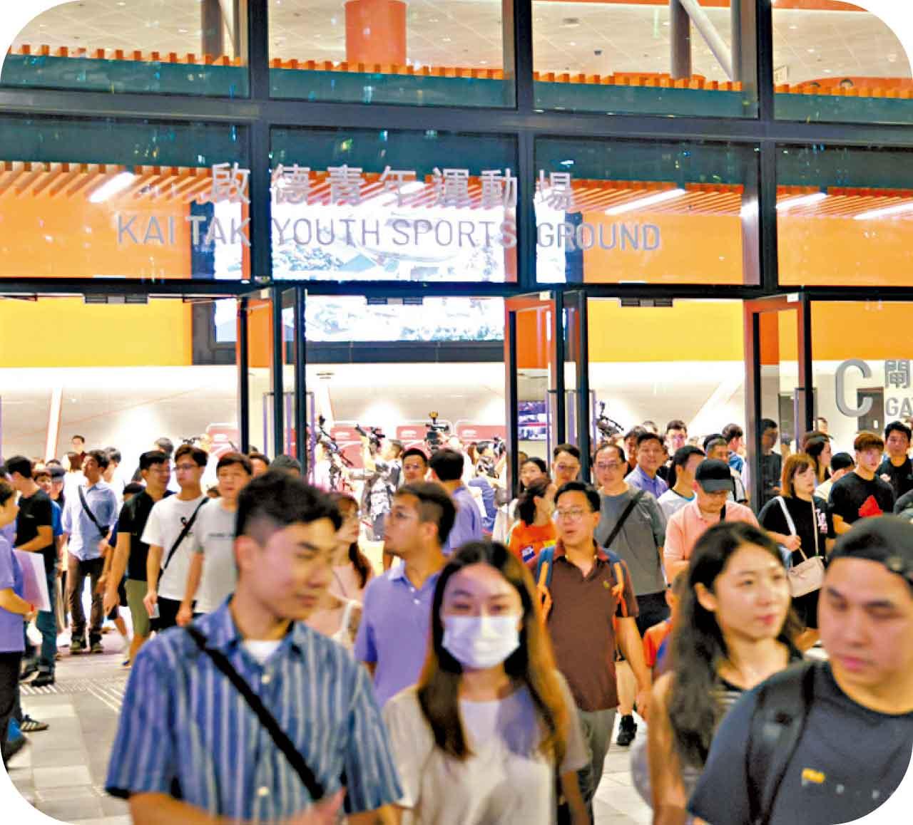 啟德體育園測試