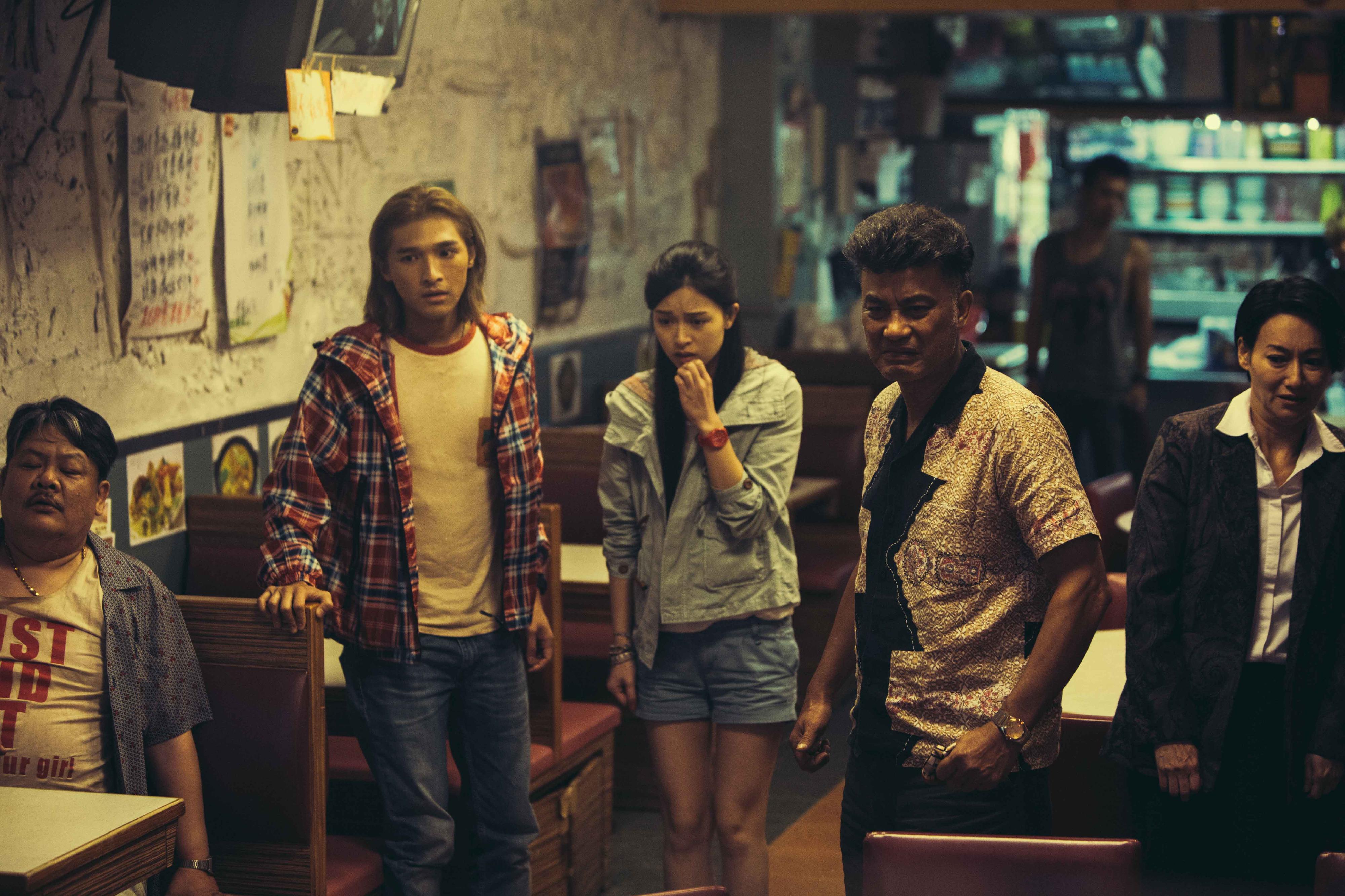 《那夜凌晨,我坐上了旺角開往大埔的紅VAN》(2014)劇照。