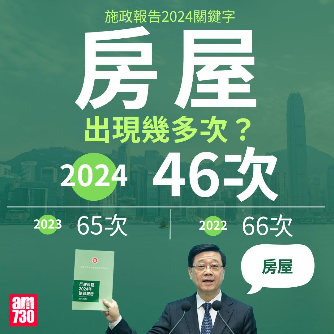 施政報告2024|宣讀時間&關鍵字