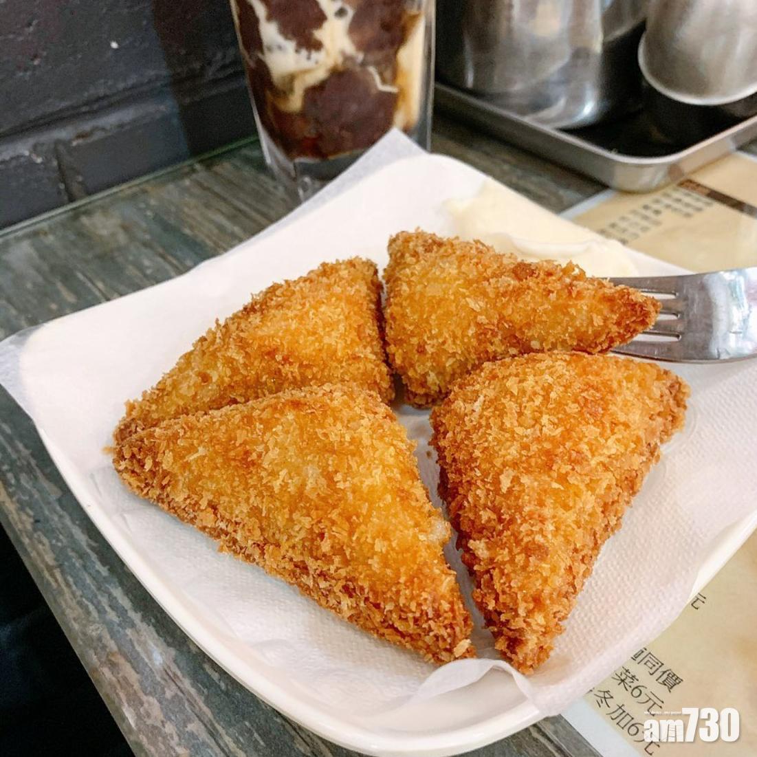 秋天郊遊|坪洲美食包括祺森冰室吃到獨特的懷舊蝦多士。