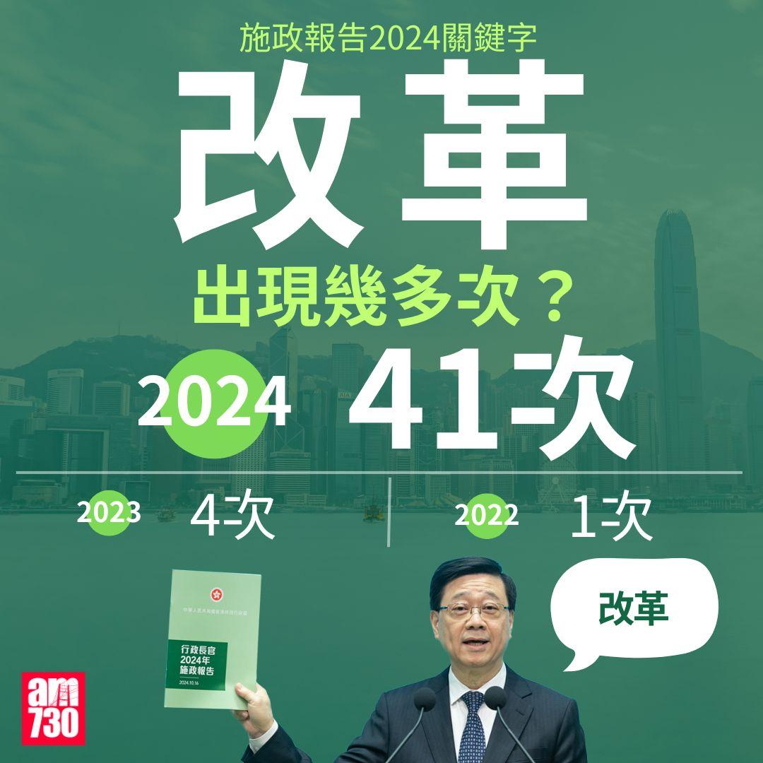 施政報告2024|宣讀時間&關鍵字