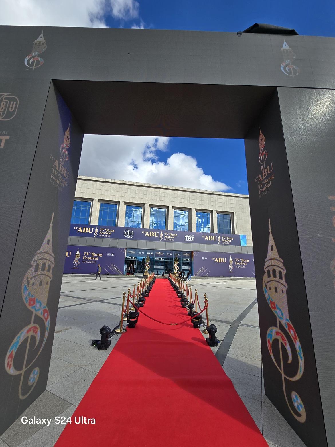 German分享抵達伊斯坦堡ICEC(國際會展中心)現場。