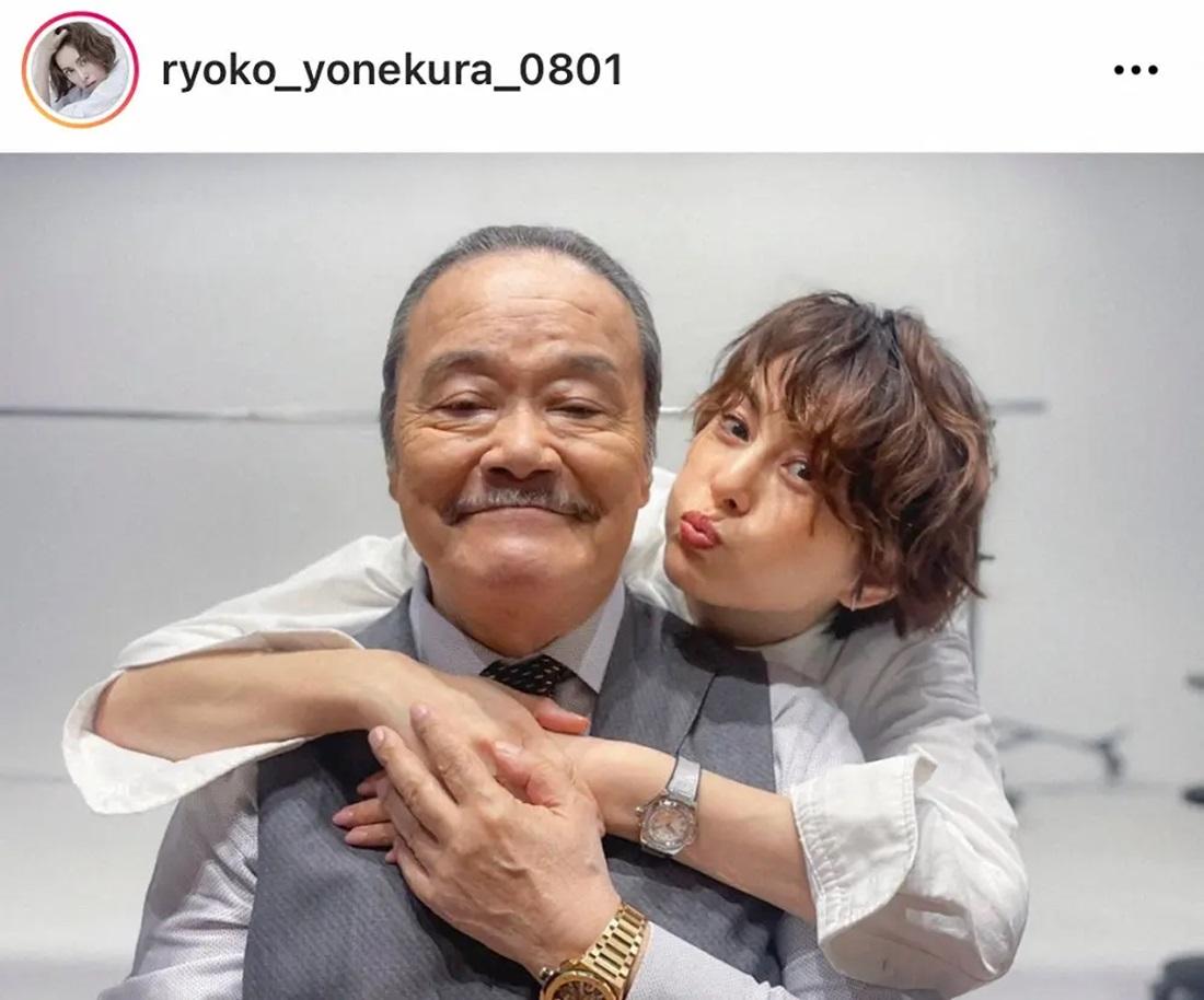 米倉涼子與西田敏行在《Doctor X》合作多年,兩人感情好家人。