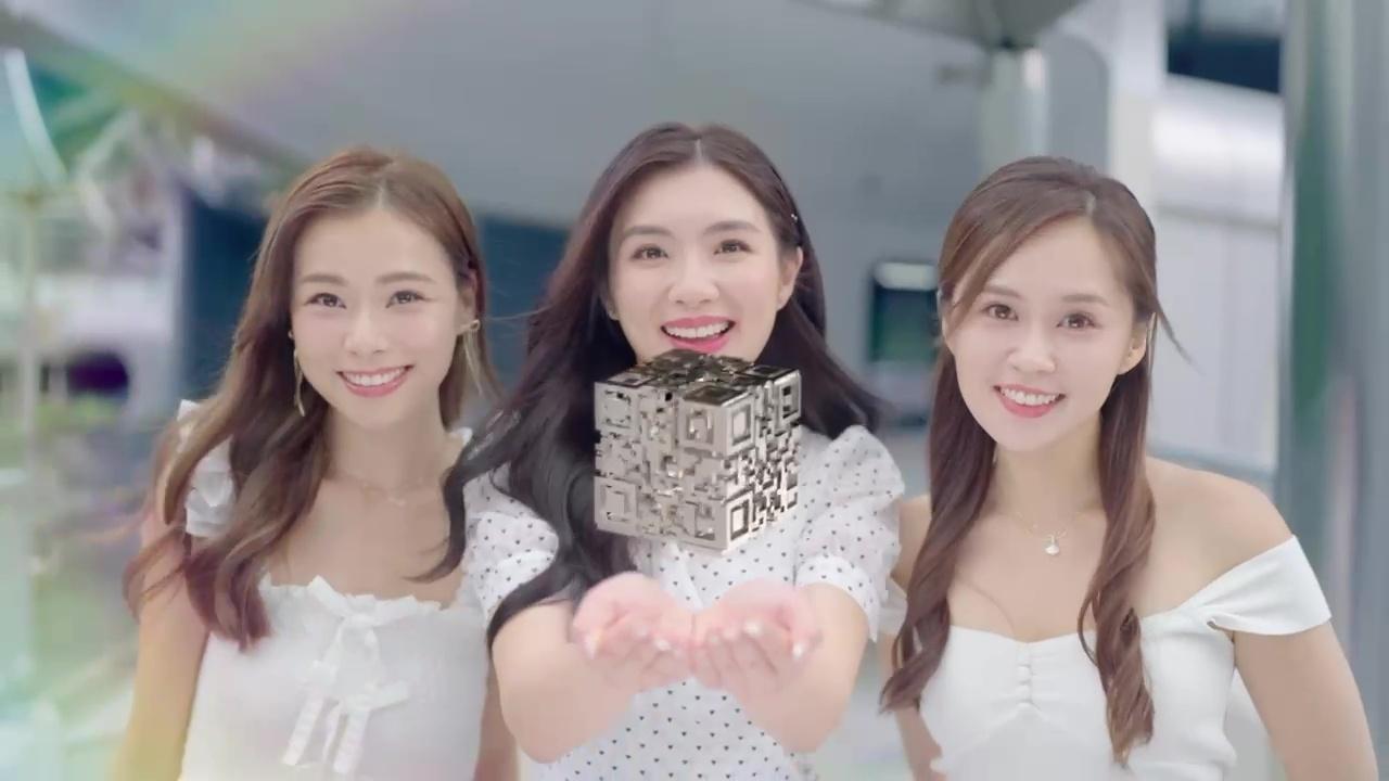 廖慧儀、梁凱晴、梁超怡齊齊以白衣仙氣造型示人。