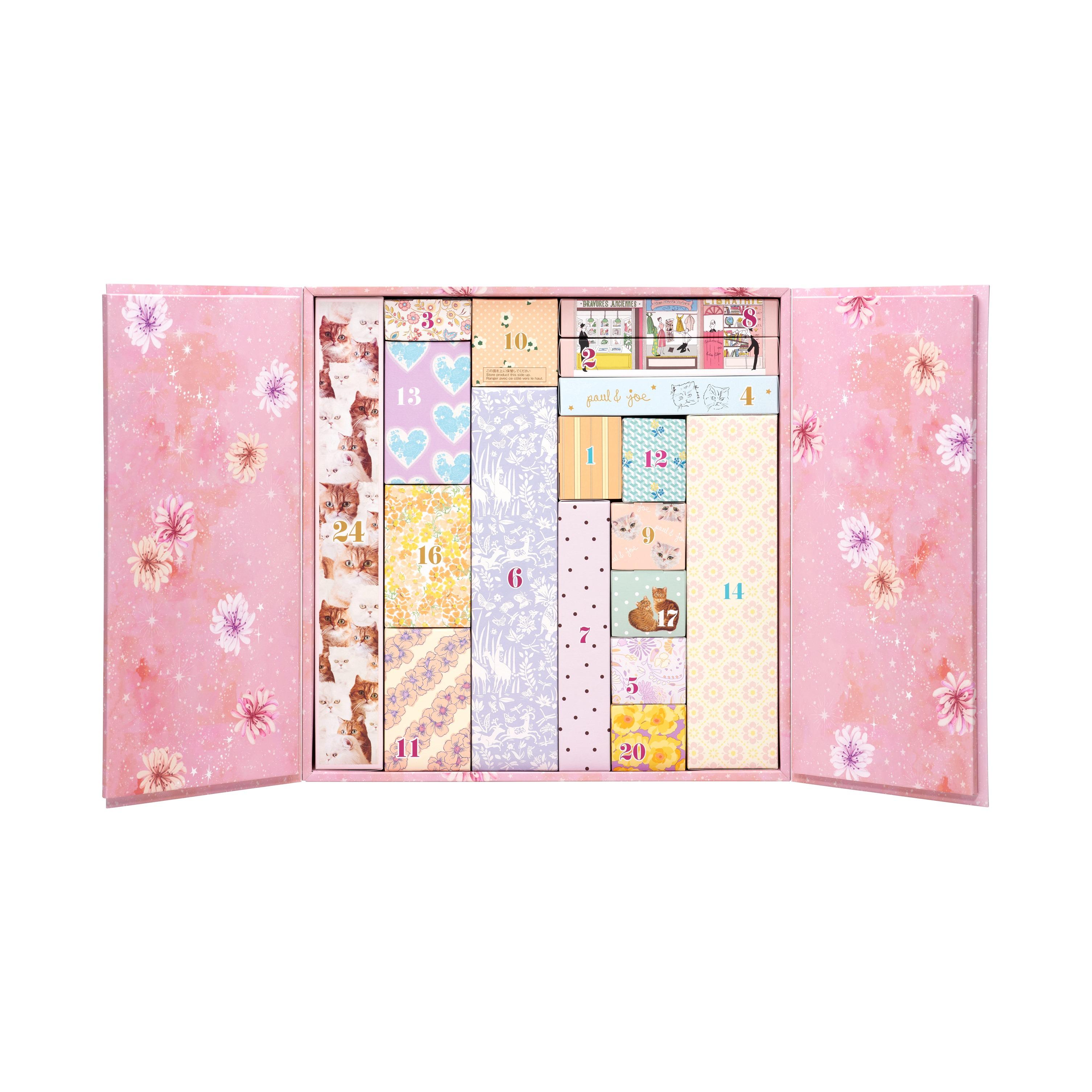 聖誕倒數月曆2024|Paul & Joe Beaute 2024聖誕倒數日曆驚喜彩妝禮盒 $2,200