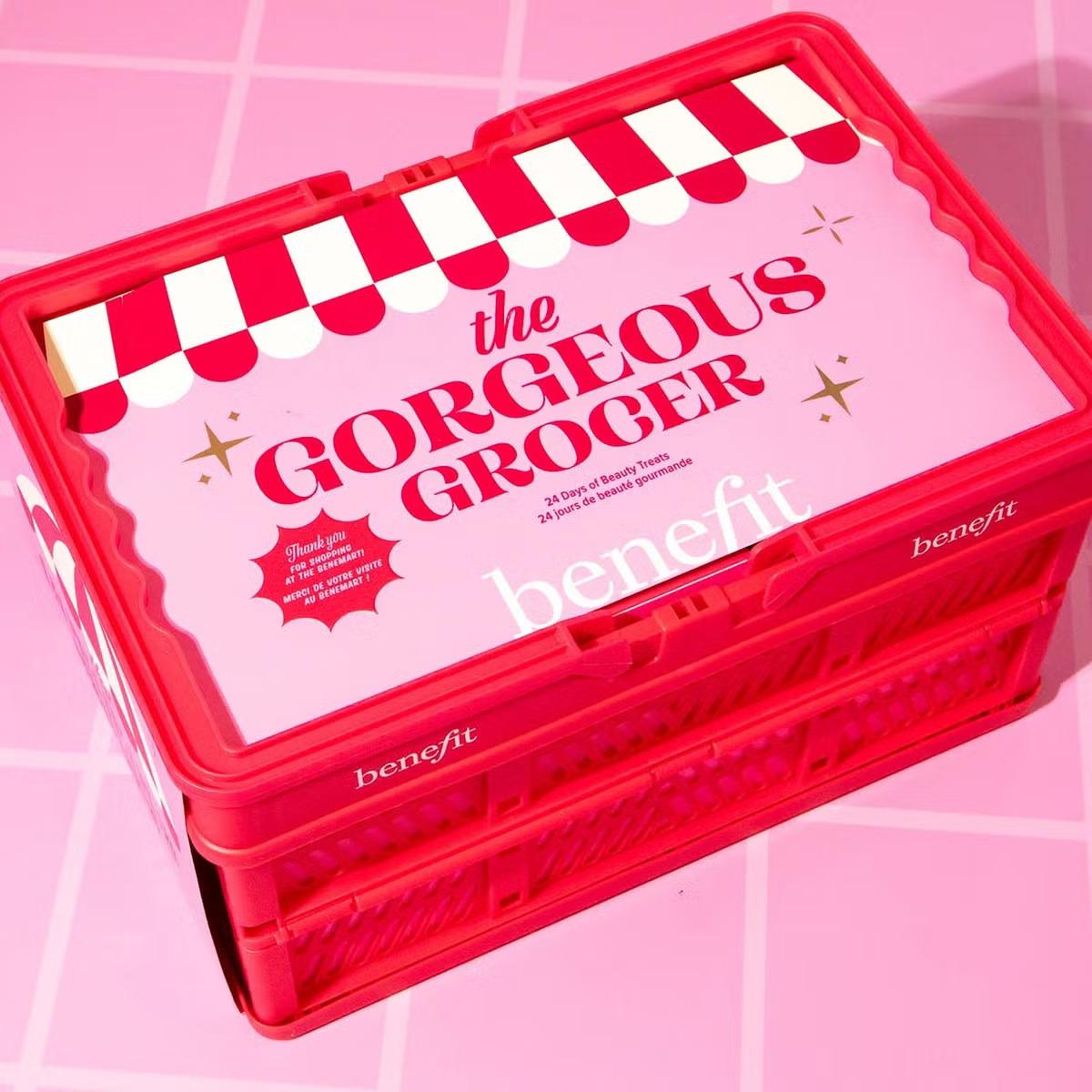 聖誕倒數月曆2024|BENEFIT The Gorgeous Grocer Beauty Advent Calendar聖誕倒數月曆2024 $1,380