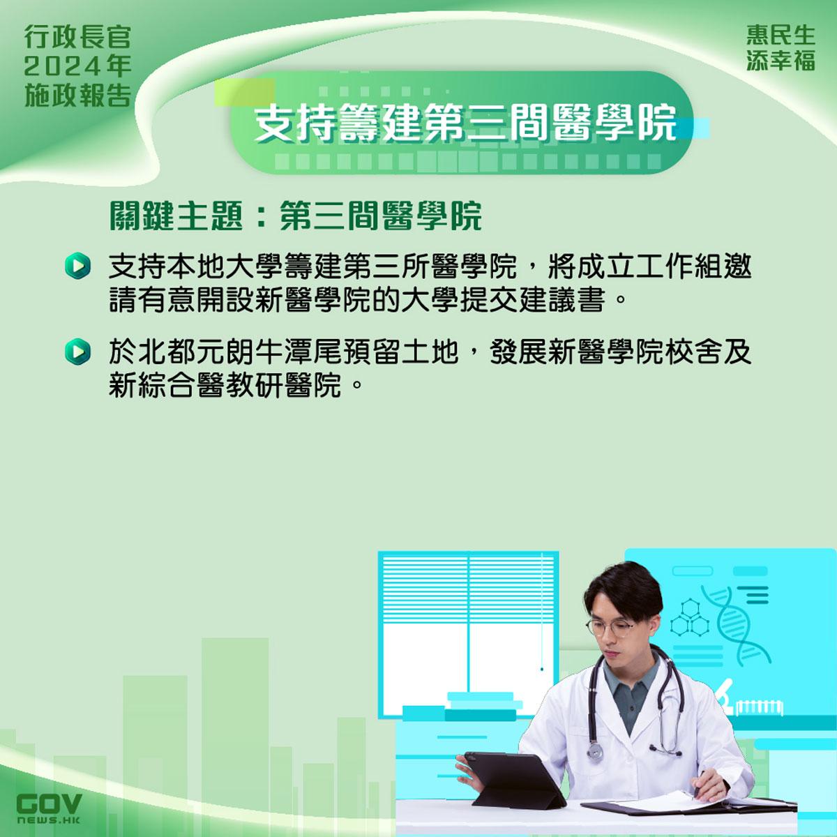 施政報告2024懶人包|一文睇清新一份施政報告重點政策措施內容(添馬台Facebook)