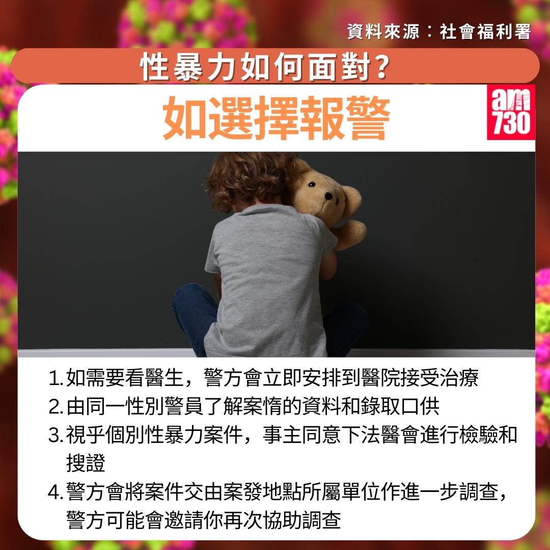 性暴力如何面對?如選擇報警(am730製圖)