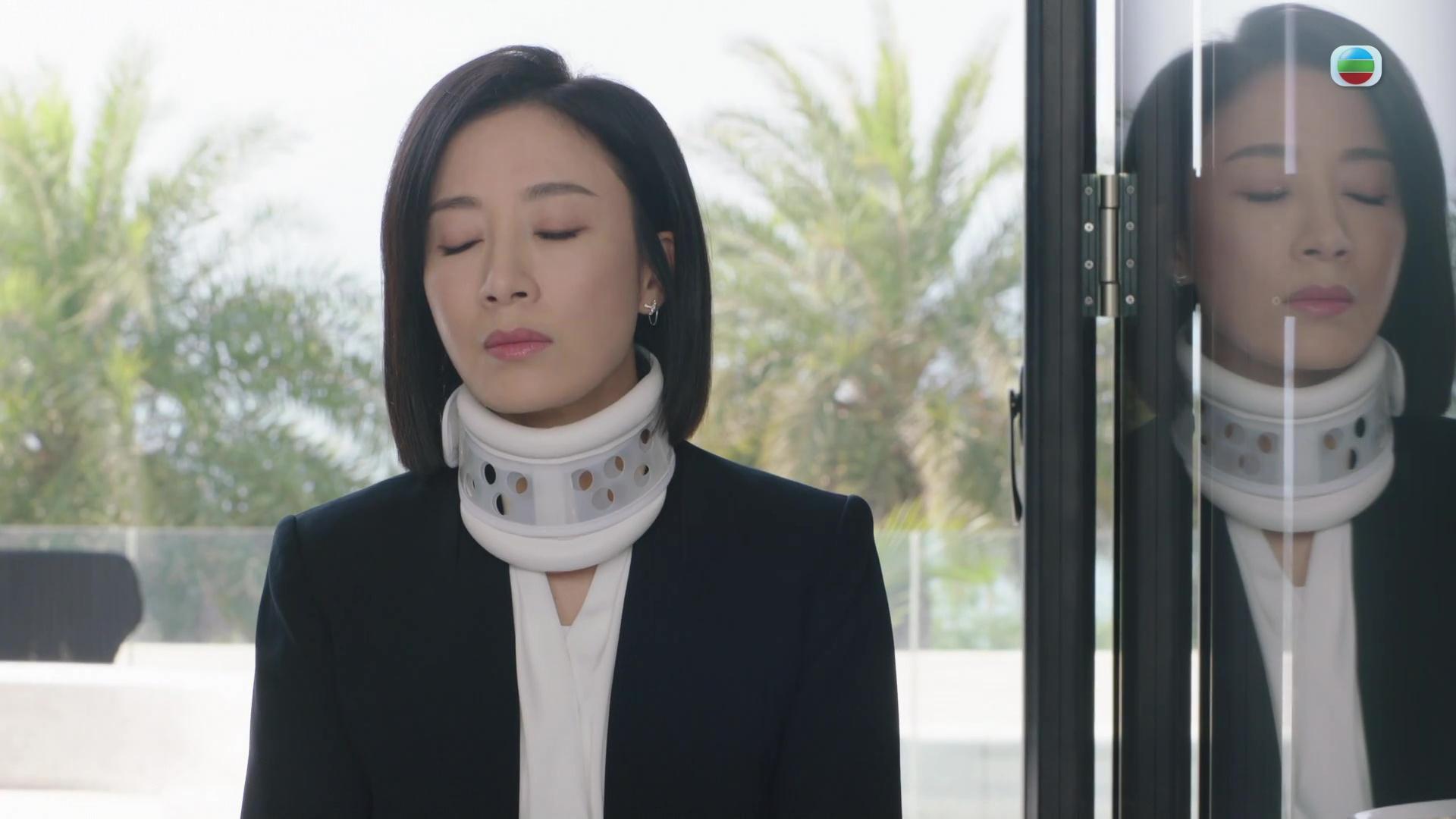 聽到馬志威畀老豆怒打,楊茜堯竟然擺出一臉享受表情,劇情認真破格。