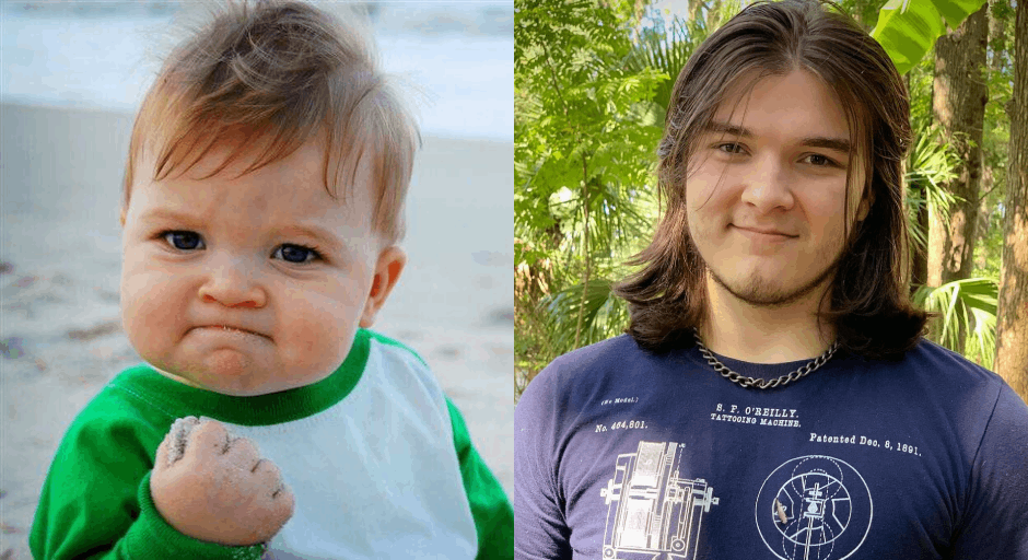 Success Kid| Meme圖真身長大成18歲長髮型男 憑名氣拯救爸爸生命