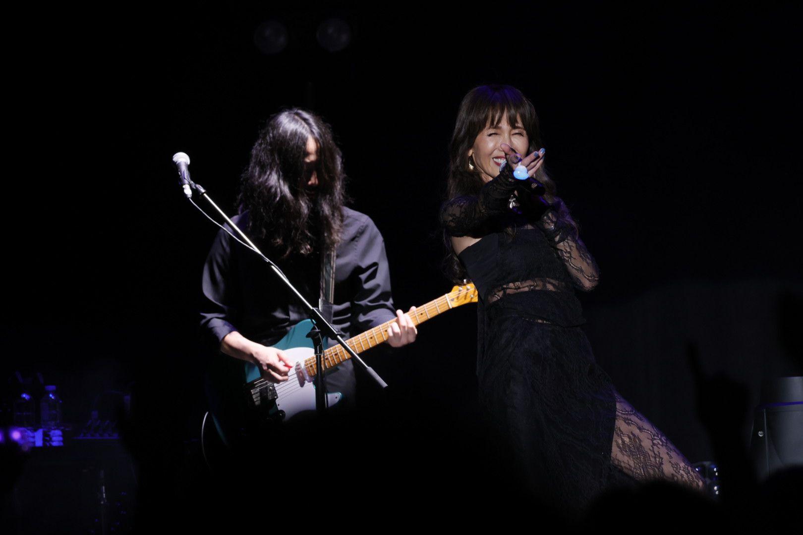 工藤靜香大曬一連串廣東話,獲觀眾報以熱烈掌聲。