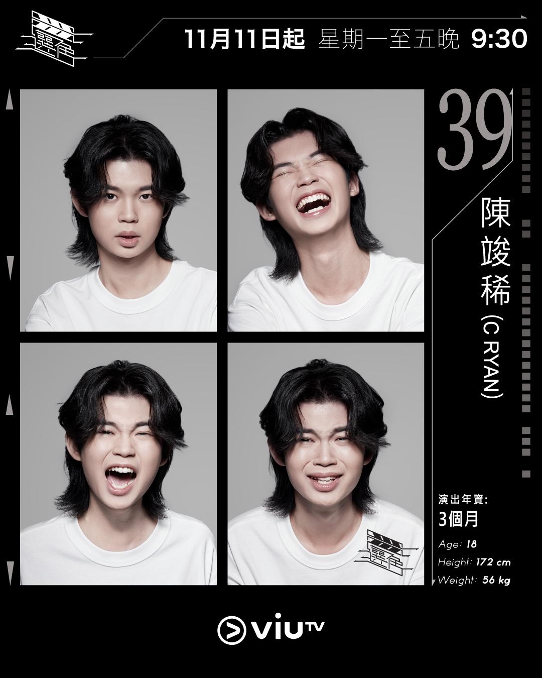 ViuTV選秀節目選角參賽者|陳竣稀(C Ryan) @chunhei120