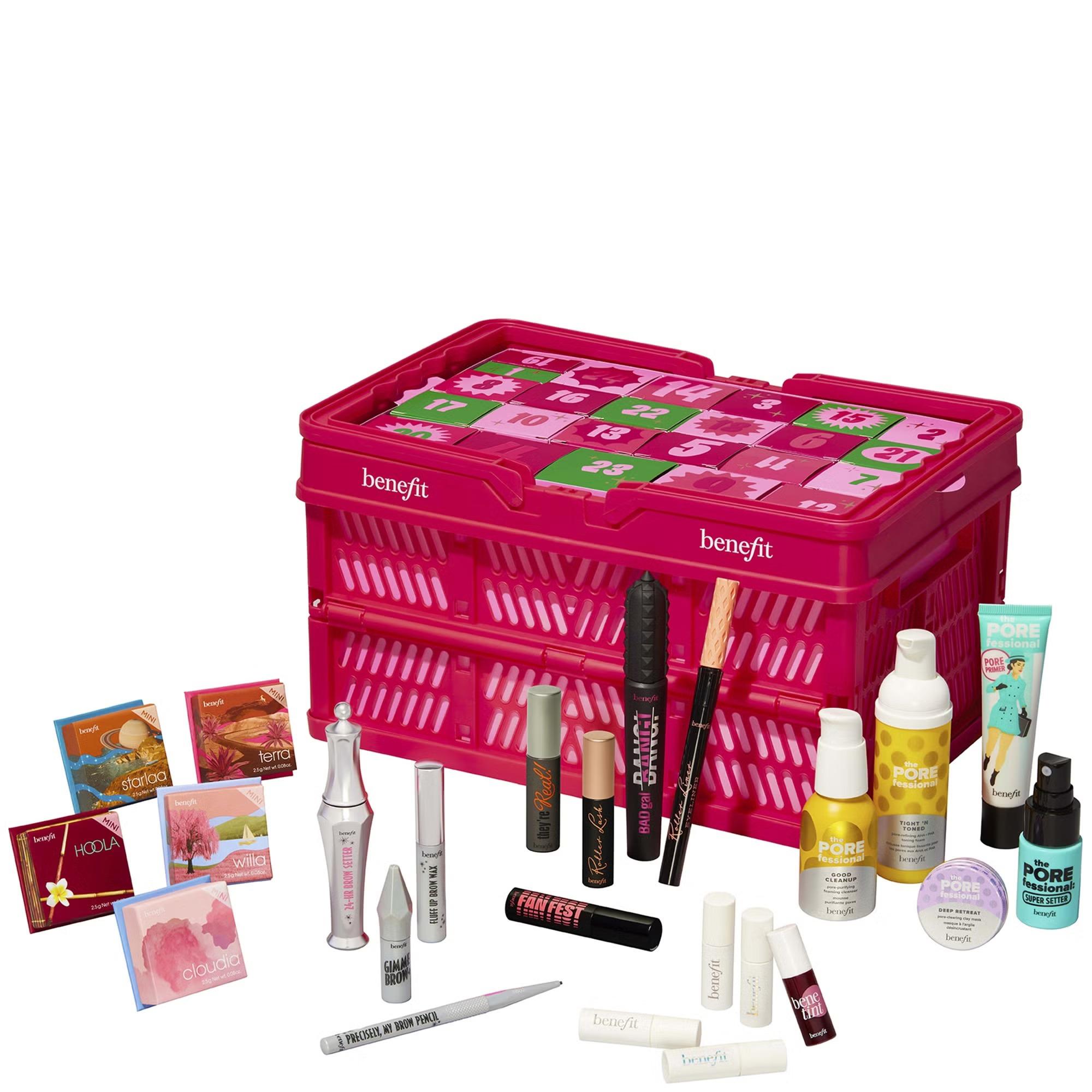 聖誕倒數月曆2024|BENEFIT The Gorgeous Grocer Beauty Advent Calendar聖誕倒數月曆2024 $1,380