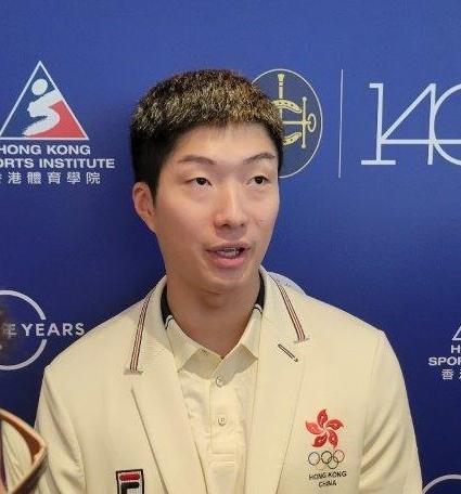 張家朗表示,正全力備戰即將舉行的世界錦標賽。