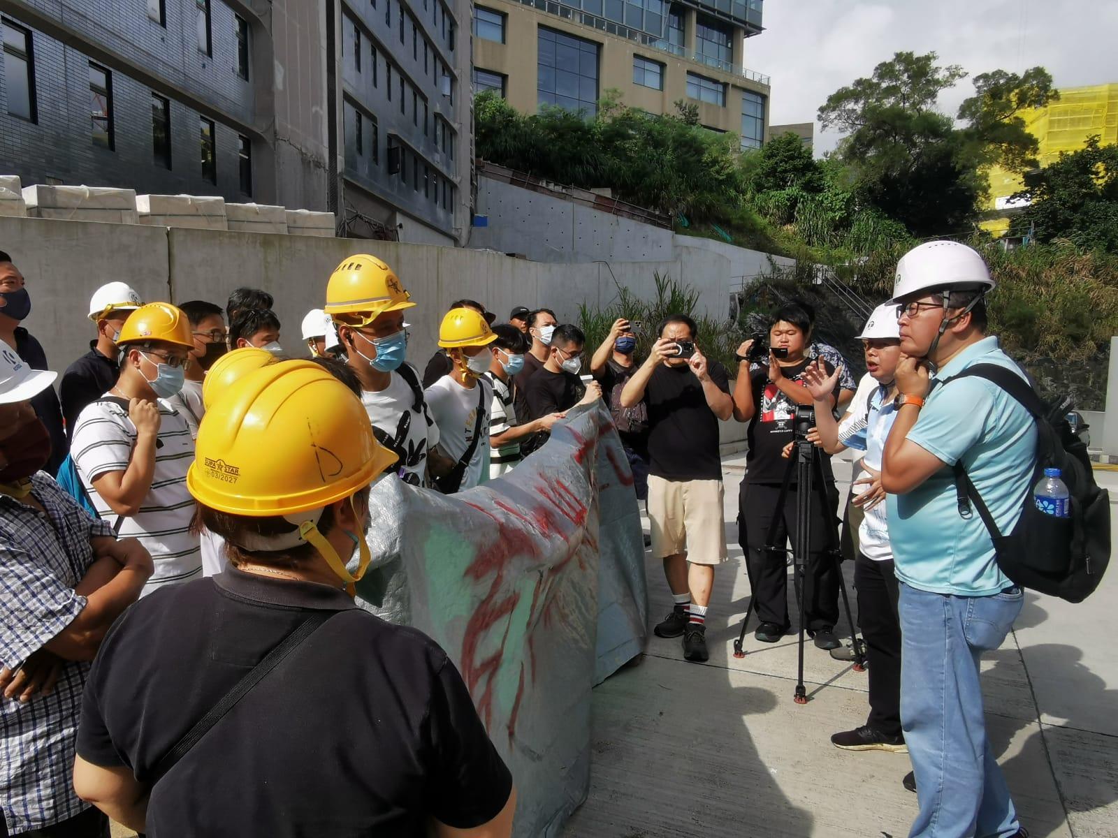 建造業總工會跟進科技大學學生宿舍興建工程地盤追討欠薪事件 (建造業總工會)