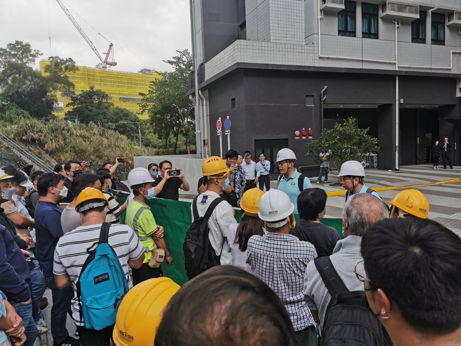 建造業總工會跟進科技大學學生宿舍興建工程地盤追討欠薪事件 (建造業總工會)