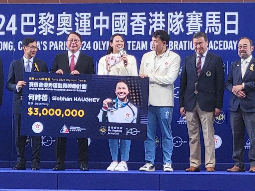 何詩蓓表示,一直感激香港市民的支持。