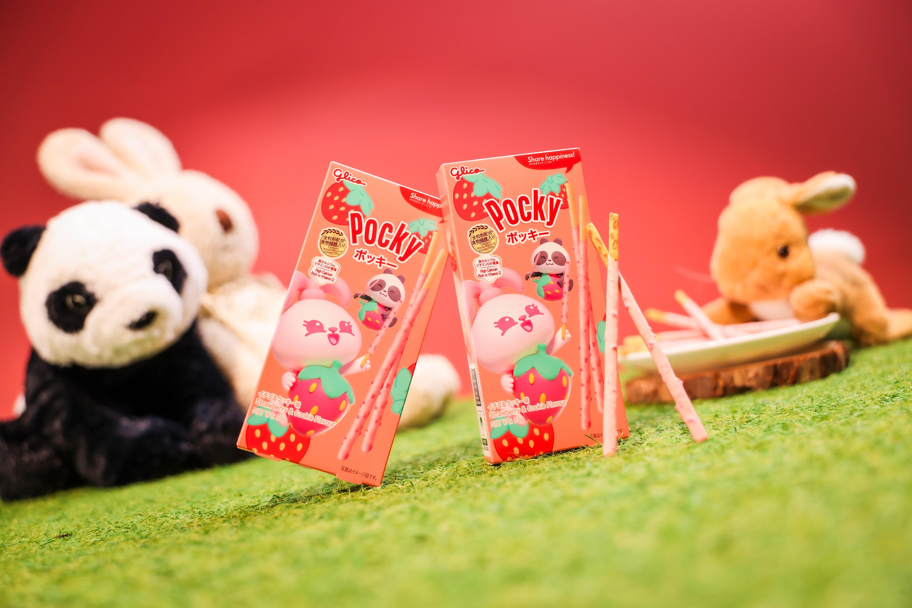 Pocky士多啤梨牛奶餅乾條