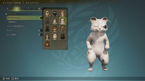 創建的角色資料可繼承到製品版上,讓玩家提前設計理想的獵人與隨從艾路。