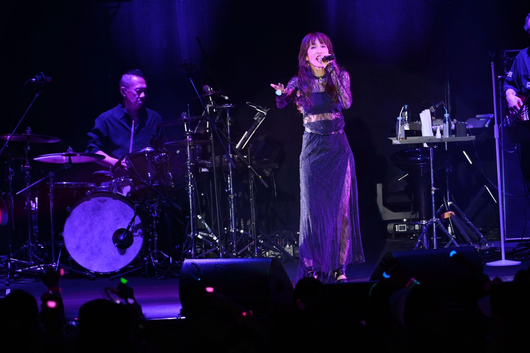 工藤靜香大曬一連串廣東話,獲觀眾報以熱烈掌聲。