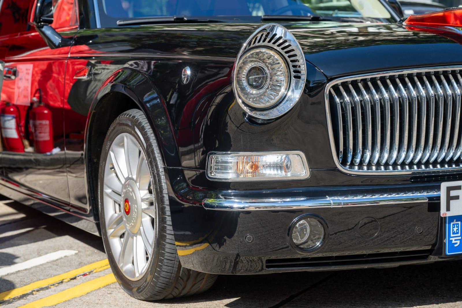 75輛名車巡遊賀國慶。(陳奕釗攝)